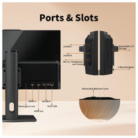 MSI Modern Business All-in-One Desktop con Intel Core 7, pantalla táctil, 32GB RAM, 1TB SSD, HDMI, Windows 11 Pro, y periféricos inalámbricos
