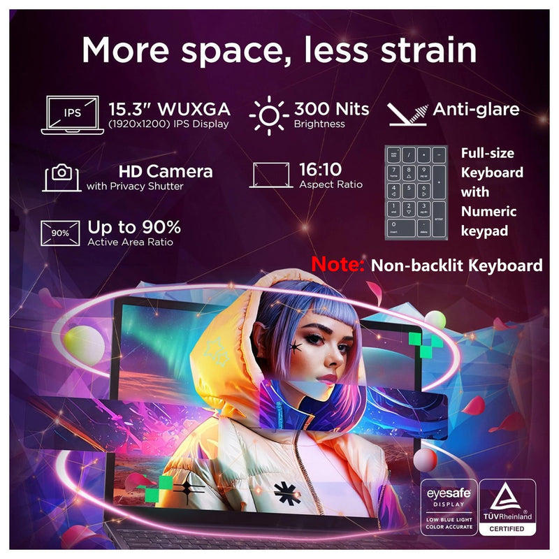 Lenovo Laptop Premium Business 2026 Amd Ryzen 5 7535hs 24gb Ram Ddr5 1tb Pcie Ssd Radeon 660m 15.3 Pulgadas Ips Wifi 6
