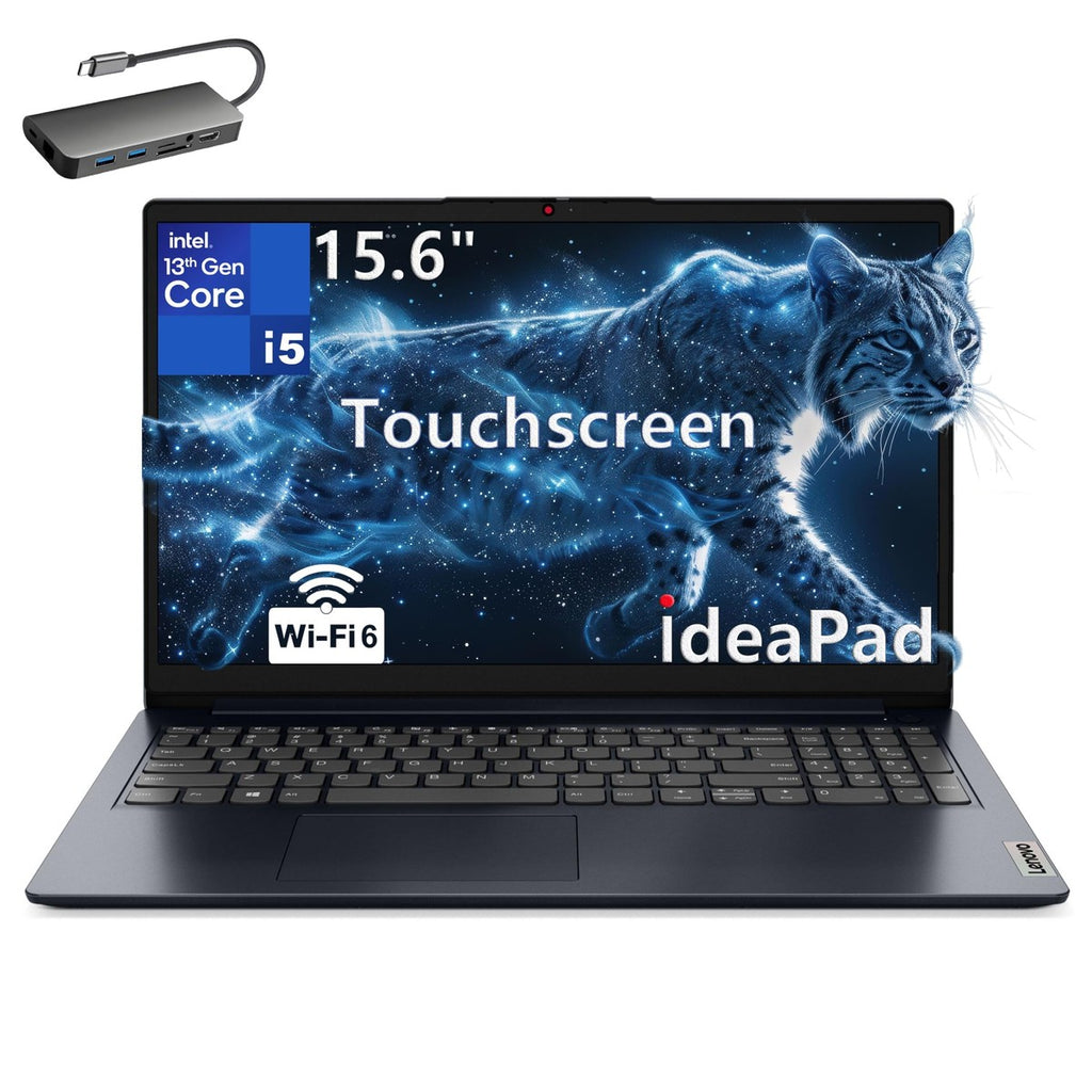 Lenovo IdeaPad Laptop Intel I7 13ª Gen 16GB Ram 512GB SSD WUXGA WiFi 6 Office 365