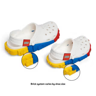 Lego x crocs  Creativity Clogs (White)