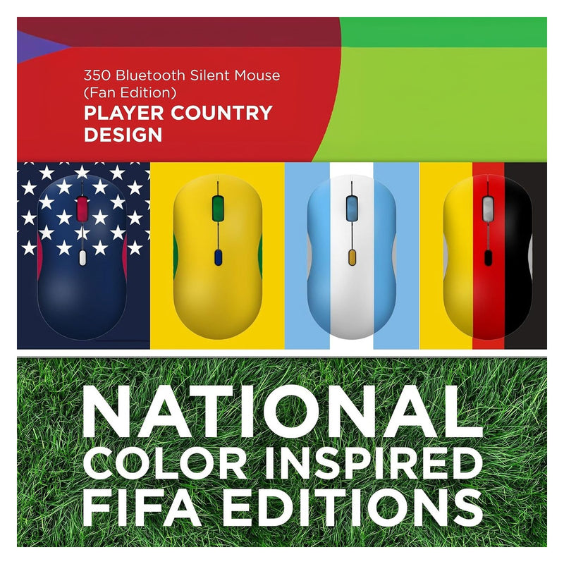 Lenovo Ratón Silencioso Bluetooth 350 - Brazil Flag