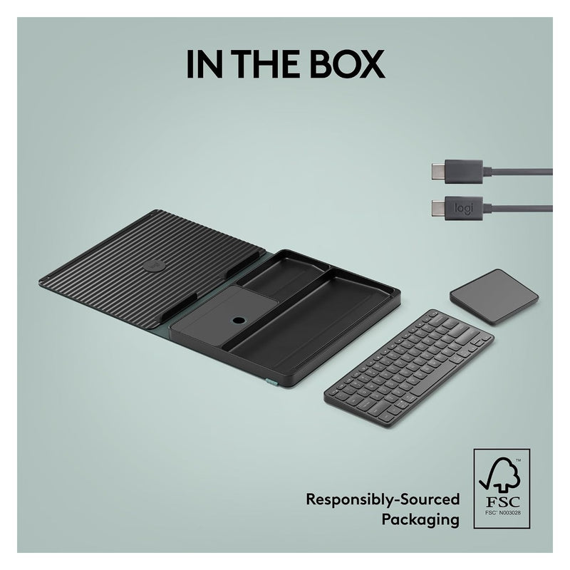Logitech Casa Kit de Escritorio - Green / Black