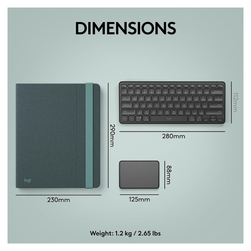 Logitech Casa Kit de Escritorio - Green / Black