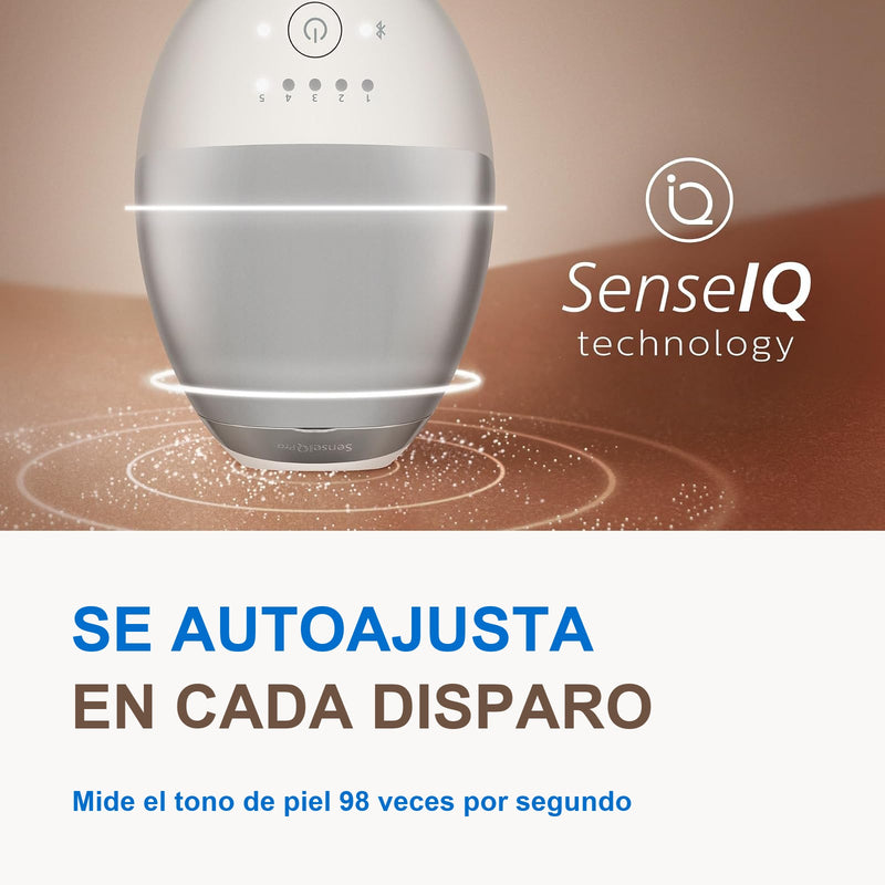 Philips Lumea IPL 9900 Pro - Depiladora IPL con SenseIQ Pro (BRC332/03)