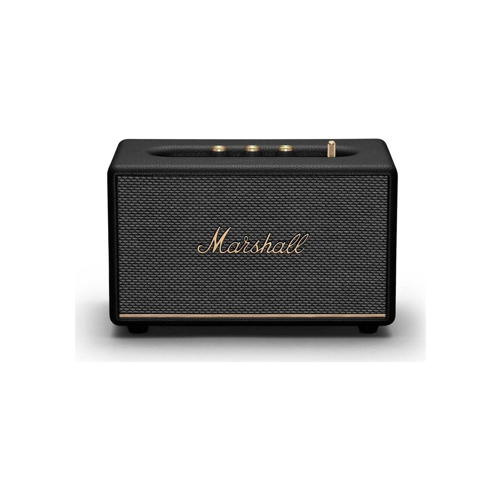 Marshall Acton III - Altavoz Bluetooth para el hogar en color negro, con conectividad Bluetooth 5.2 y un diseño sostenible