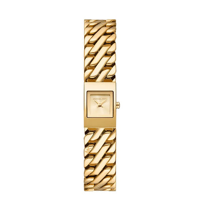 Michael Kors Darrington Quartz Gold Dial Ladies Watch MK4907