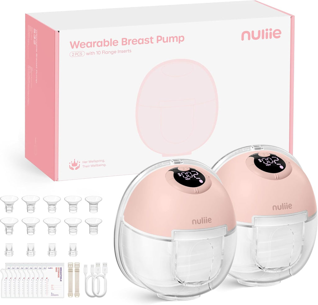 Nuliie S32 Extractor de Leche Portatil Rosa