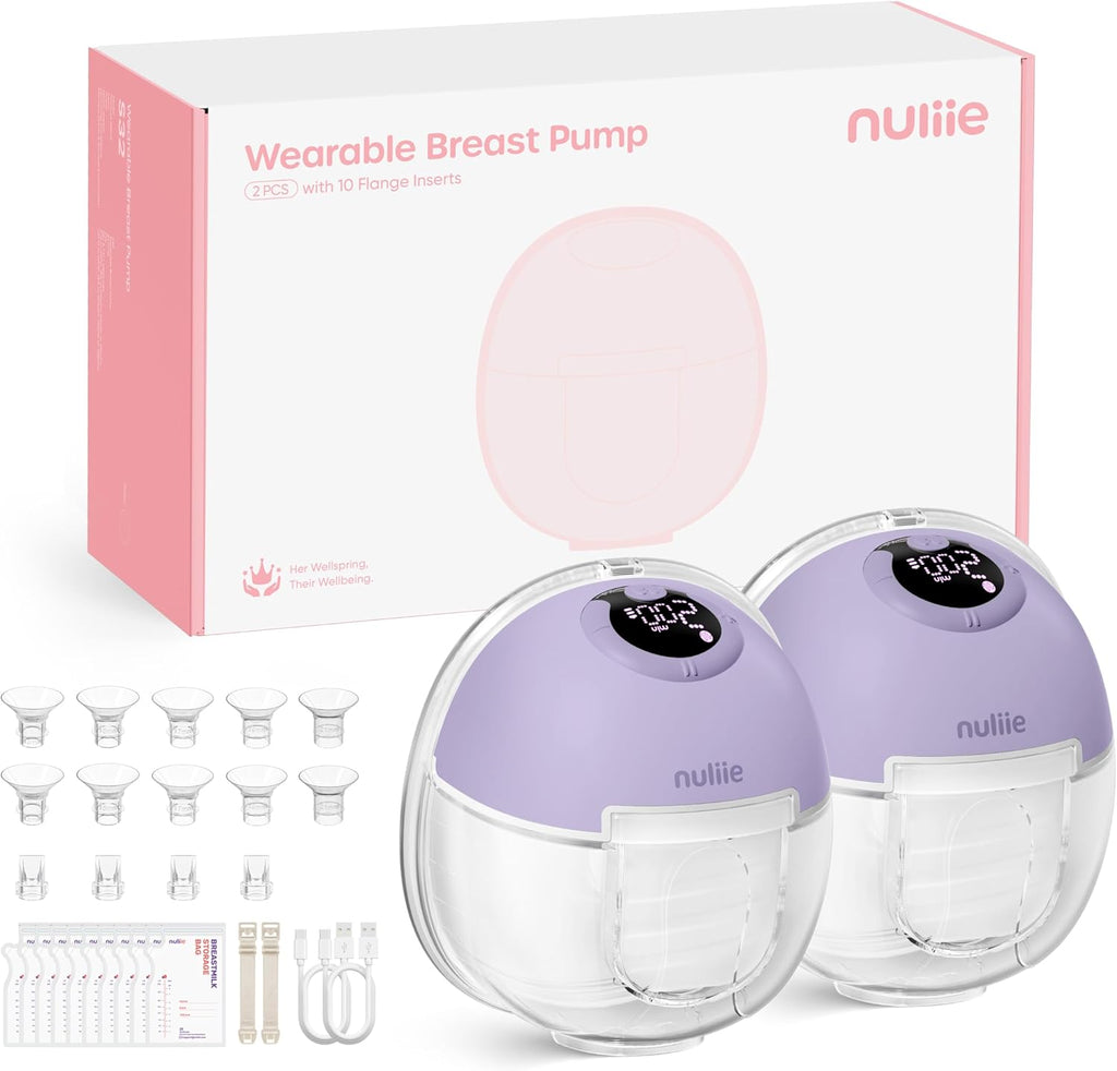 Nuliie S32 Extractor de Leche Portatil Morado