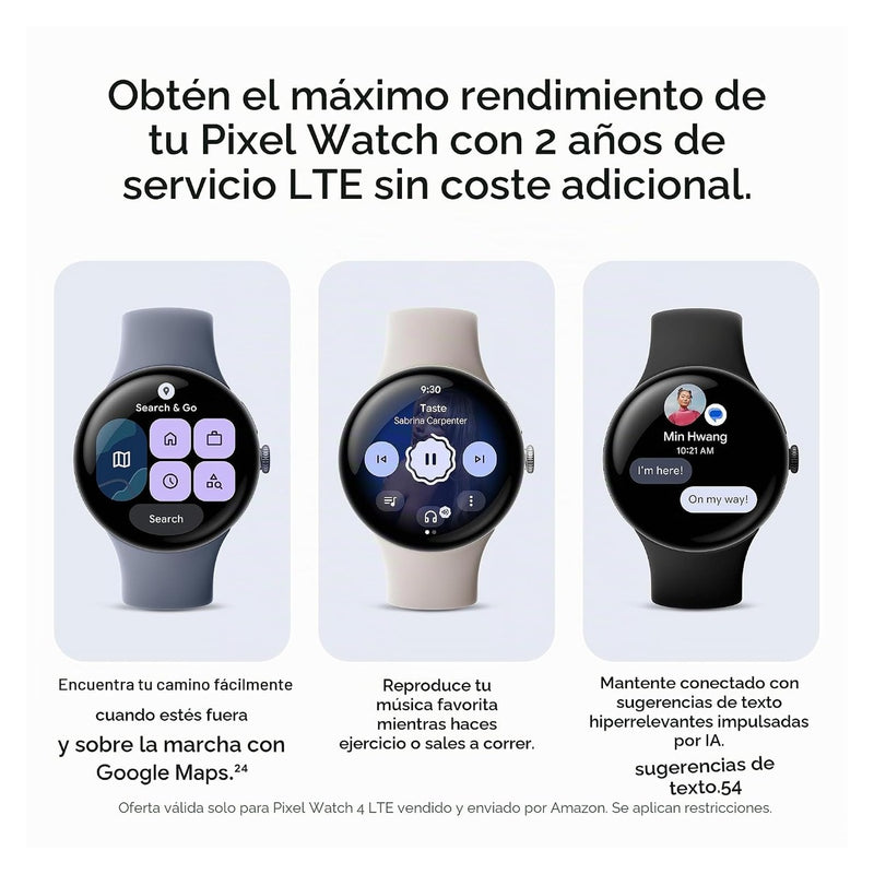Google Pixel Watch 4 (41mm) - Obsidian / LTE