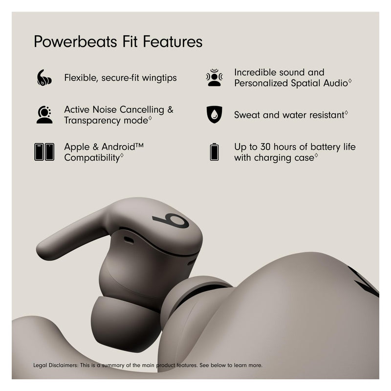 Beats Powerbeats Fit - Gravel Gray