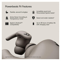 Beats Powerbeats Fit - Gravel Gray