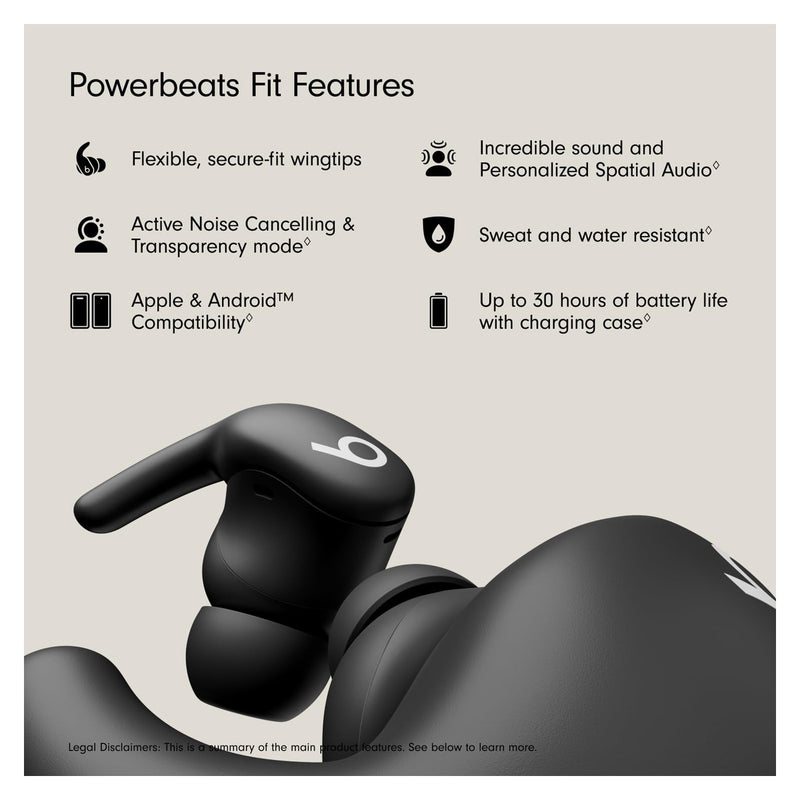 Beats Powerbeats Fit - Jet Black