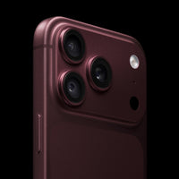 iPhone 18 Pro Max Borgoña (2026) — detalle del sistema de cámaras