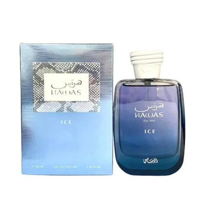 Rasasi Men's Hawas Ice Eau De Perfume Spray 3.38 oz Fragrances 614514331040