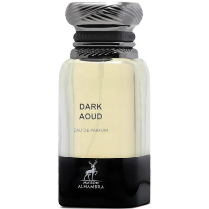Maison Alhambra Dark Aoud - Eau de Parfum unisex: fragancia especiada y amaderada, 80 ml, larga duración