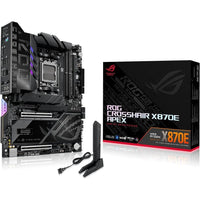 ASUS ROG Crosshair X870E APEX Motherboard con Advanced AI, DDR5, Wi-Fi 7, DIMM.2, PCIe 5.0 y USB4 para alto rendimiento