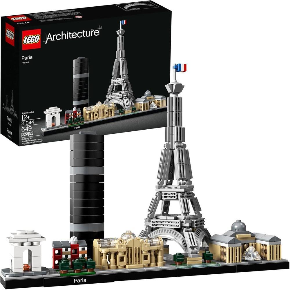 LEGO Architecture París: Juego de Construcción de Exhibición Detallada para Niños y Niñas de 12 Años en Adelante