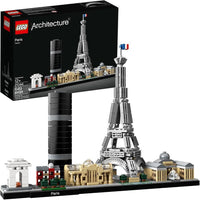 LEGO Architecture París: Juego de Construcción de Exhibición Detallada para Niños y Niñas de 12 Años en Adelante