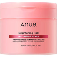 Anua Niacinamide 5 TXA Toner Pads con ácido tranexámico para cuidado diario de la piel coreano, incluye 60 almohadillas