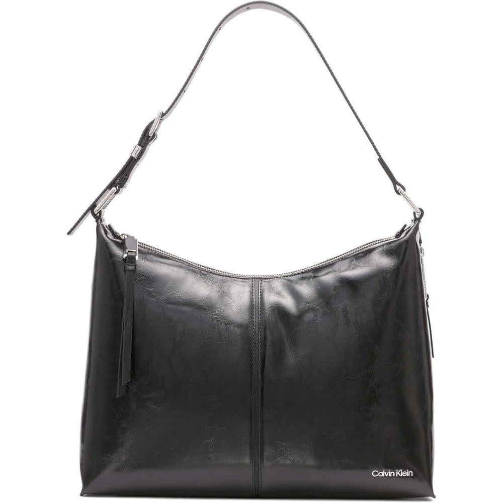 Bolso de hombro Hobo Calvin Klein Max con cierre de cremallera superior, diseño elegante y funcional para mujer