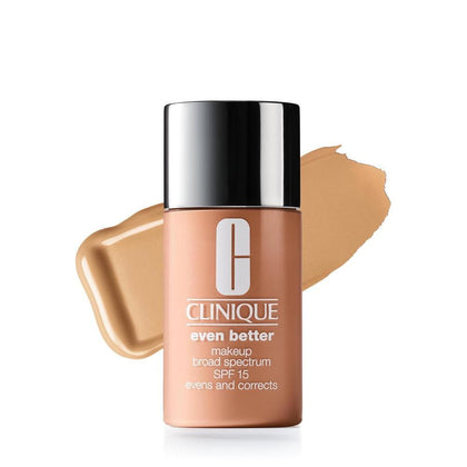 Base Líquida Clinique Even Better Spf 15+ Vitamina C Cobertura Media Natural
