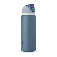 Owala - Botella de agua FreeSip de acero inoxidable con aislamiento, sin BPA, incluye sorbete, ideal para deportes y viajes, Denim