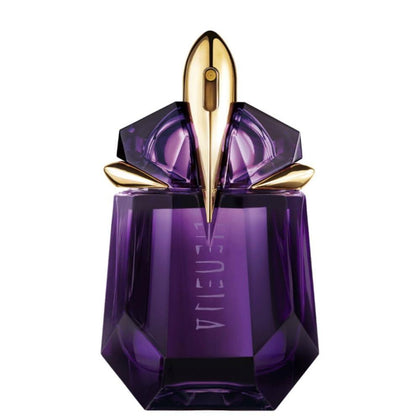 Mugler Alien Eau de Parfum, perfume femenino floral amaderado con toques de jazmín, madera, ámbar, recargable