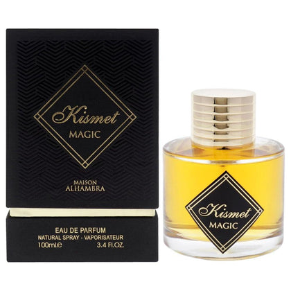 Maison Alhambra Kismet Magic EDP para hombre - Fragancia duradera con vainilla y canela