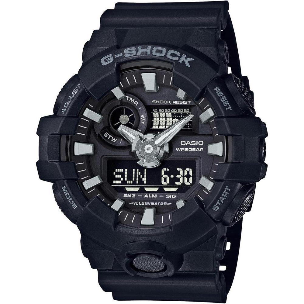 Reloj Casio G-SHOCK de cuarzo para hombre con luz LED, cronómetro, resistente al agua, ideal para deportes y uso diario