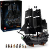 LEGO Icons Captain Jack Sparrow's Pirate Ship Building Set for Adults - Collectible Black Pearl for Pirates of The Caribbean Fans