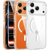 Funda magnética transparente FNTCASE para iPhone 17 Pro Max, resistente a caídas y no se amarillea, con pantalla protectora