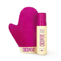 Kit Mousse Autobronceadora Oscura, Loción Bronceadora Instantánea sin Sol con Guante