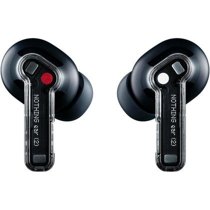 Nothing Ear 2 - Auriculares Inalámbricos Con Cancelación Activa De Ruido A 40 Db, Bluetooth 5.3, Resistencia Al Agua, Auriculares Intraurales Negros