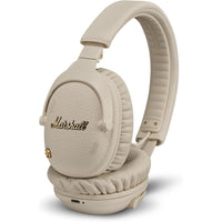 Auriculares Bluetooth Marshall Monitor III A.N.C. con Cancelación Activa de Ruido, Ligero y Plegable, Color Cream