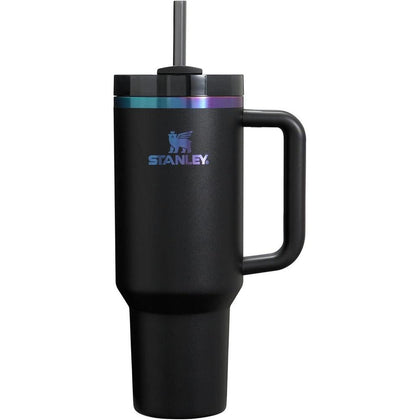 Stanley Quencher H2.0, vaso de acero inoxidable con tapa giratoria, pajilla y asa ergonómica, apto para lavavajillas