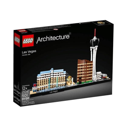 LEGO Architecture Skyline Collection Las Vegas, kit de construcción de 487 piezas, recrea atracciones icónicas de la ciudad