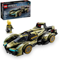 LEGO Speed Champions Lamborghini Lambo V12 Vision GT Super Car, juguete de Fórmula 1, auto de carreras para niños