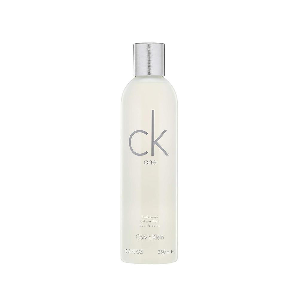 Calvin Klein CK One Gel de Baño con notas de té verde, bergamota, cardamomo, violeta y ámbar, para hombres y mujeres