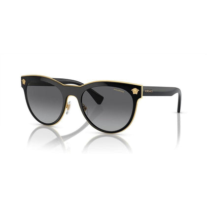 Versace Gafas de Sol de Metal para Mujer, Estilo Elegante y Distintivo