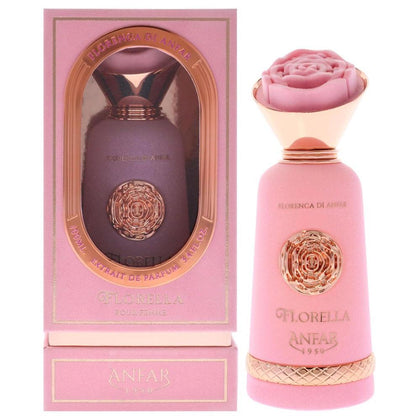 Florella de Anfar para mujer, Extrait De Parfum Spray, ofrece una experiencia olfativa con una fragancia floral y duradera que combina bergamota y ylang-ylang