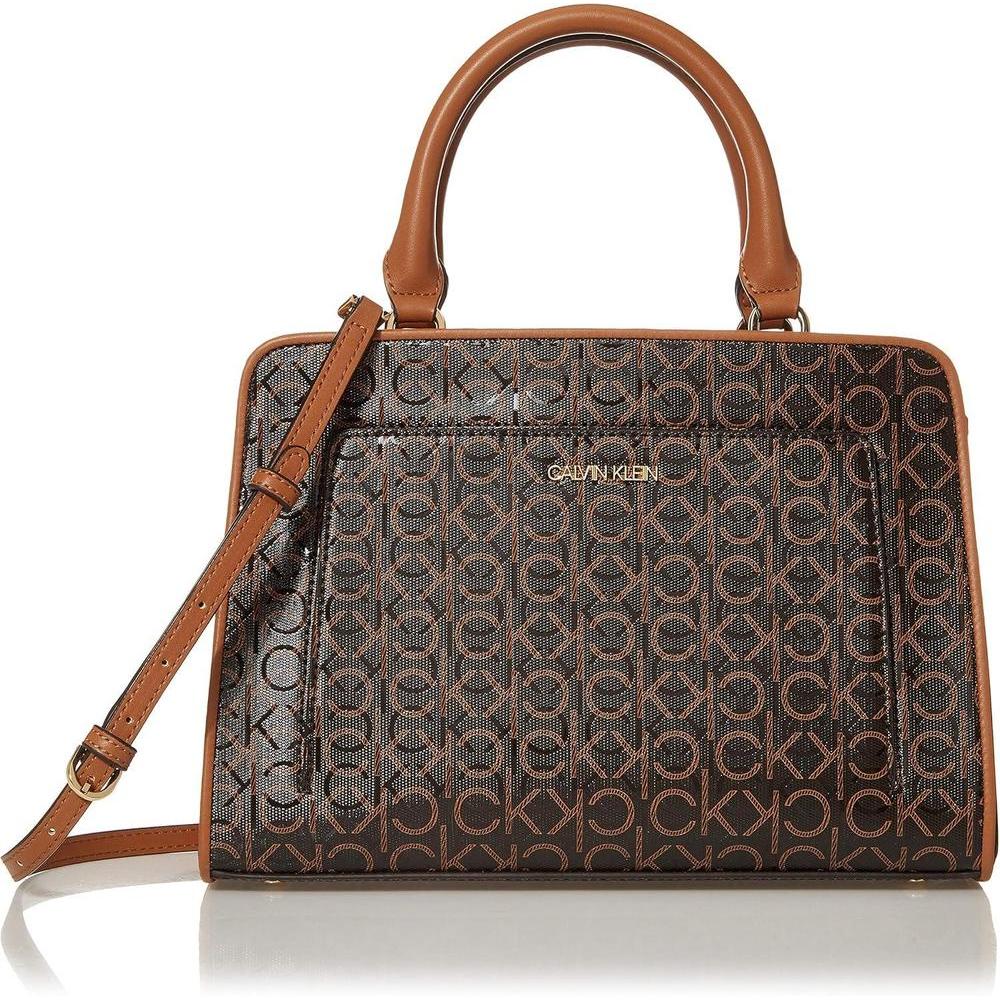 Calvin Klein Margot - Bolso con logotipo texturizado en relieve