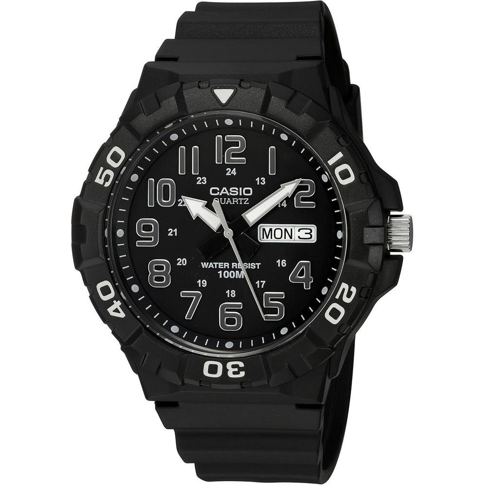 Reloj Analógico Deportivo Casio MRW200H para Hombre, Resistente al Agua con Bisel Giratorio y Batería 3 Años