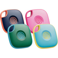 Tile Mate Rastreador Bluetooth para llaves, bolsas y artículos, compatible con iOS y Android, paquete de 4 colores