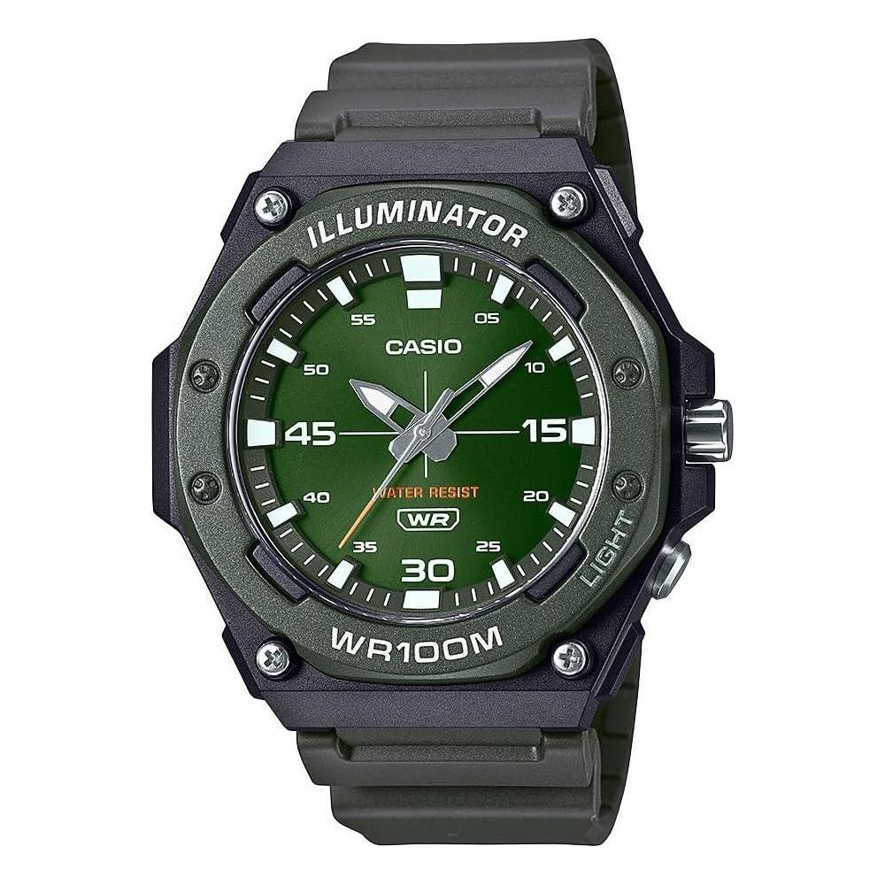 Reloj Digital Casio para Hombre con Luz LED, Resistencia al Agua 100M, Diseño Robusto y Moderno