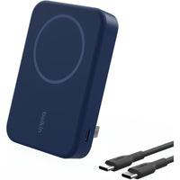 Banco de energía portátil Belkin con carga inalámbrica de 15W, MagSafe y soporte para iPhone, AirPods y Apple Watch