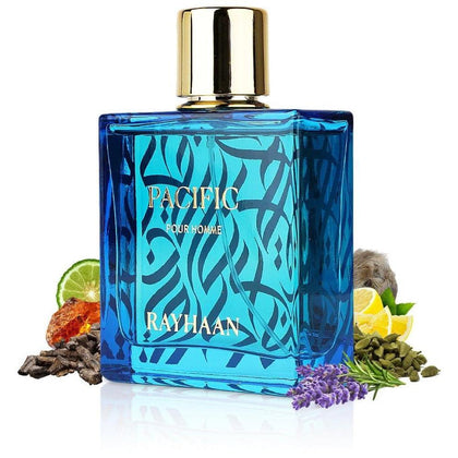 Pacific Eau de Parfum espray para hombres, fragancia fresca y duradera, ideal para hombres seguros y exitosos