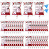 Paquete de 40 bolsas de sangre reutilizables para bebidas con embudo, decoración de fiestas de Halloween y eventos temáticos