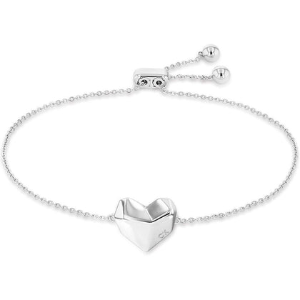 Pulsera de cadena Calvin Klein para mujer con diseño contemporáneo de corazón, perfecta para todas las ocasiones