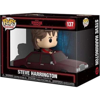 Funko Pop Rides Stranger Things Steve Harrington Figura de Vinilo para Fans y Coleccionistas Producto Oficial