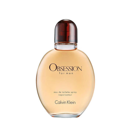 Calvin Klein Obsession for Men Eau de Toilette con bergamota, lavanda y almizcle, fragancia masculina de lujo y larga duración